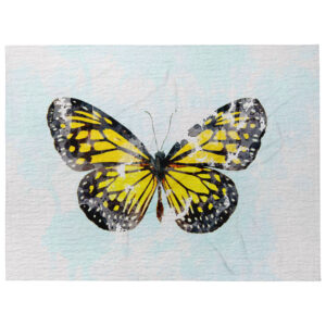 Butterfly Watercolor Painting Art Modern Throw Blanket